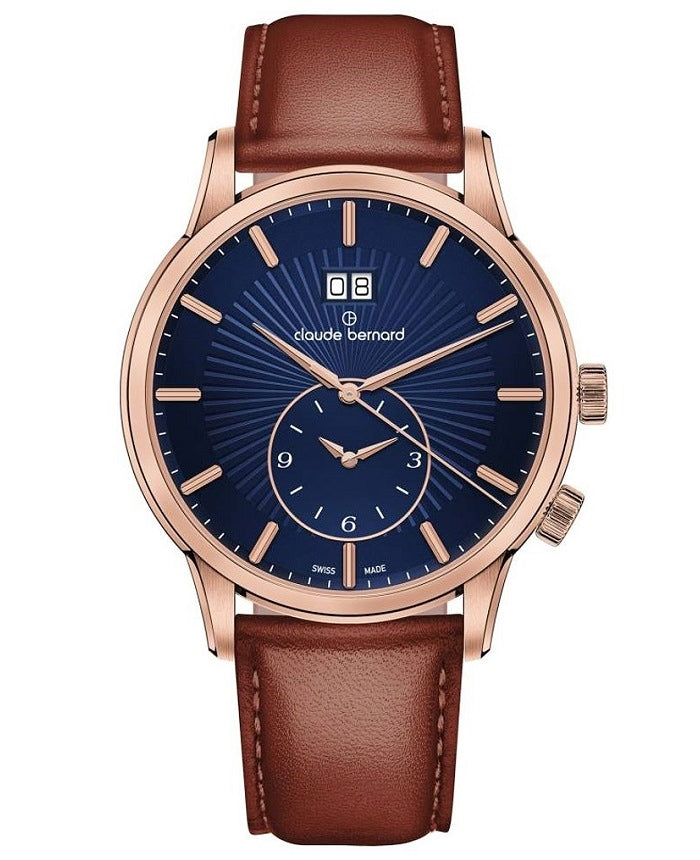 Ceas barbatesc Claude Bernard Classic 2nd Time Zone 62007-37R-BUIR