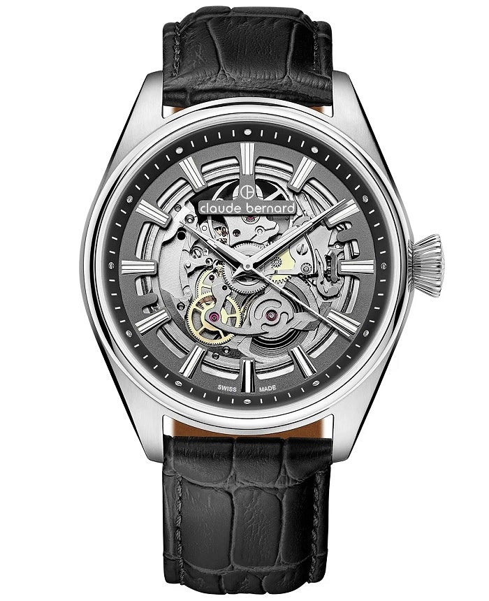 Ceas barbatesc Claude Bernard Automatic Skeleton 85307-3C-GIN